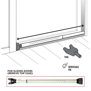 Adjustable Door Keeper With Sliding Door Capability